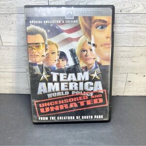 Team America World Police Uncensored & Unrated DVD Special Collector's Edition‎